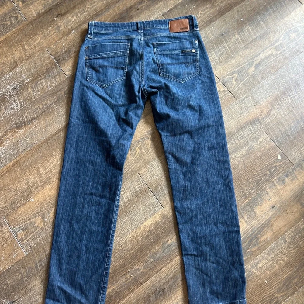 Mavi Zach Straight Leg Mens Dark Wash Stretch Denim Jeans 34x32 0045328371